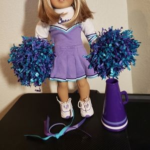 American Girl Purple Cheer Outfit